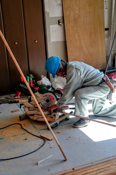 大工さん施工寫眞